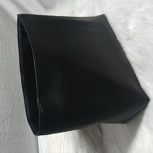 Large Vegan Leather Tote Insert Organizer Gently Used Reversible